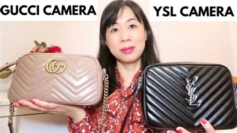 ysl mini lou camera bag vs gucci marmont|ysl vs gucci bag.